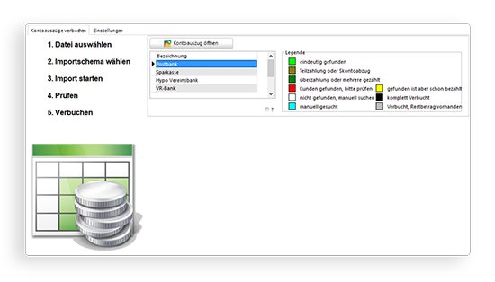 Kontoauszugsimport Bild